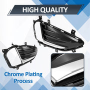 DURAFORCE Front Fog Light Cover Fit for Edge 2019-2024 Passenger RIght Side Fog Lamp Low