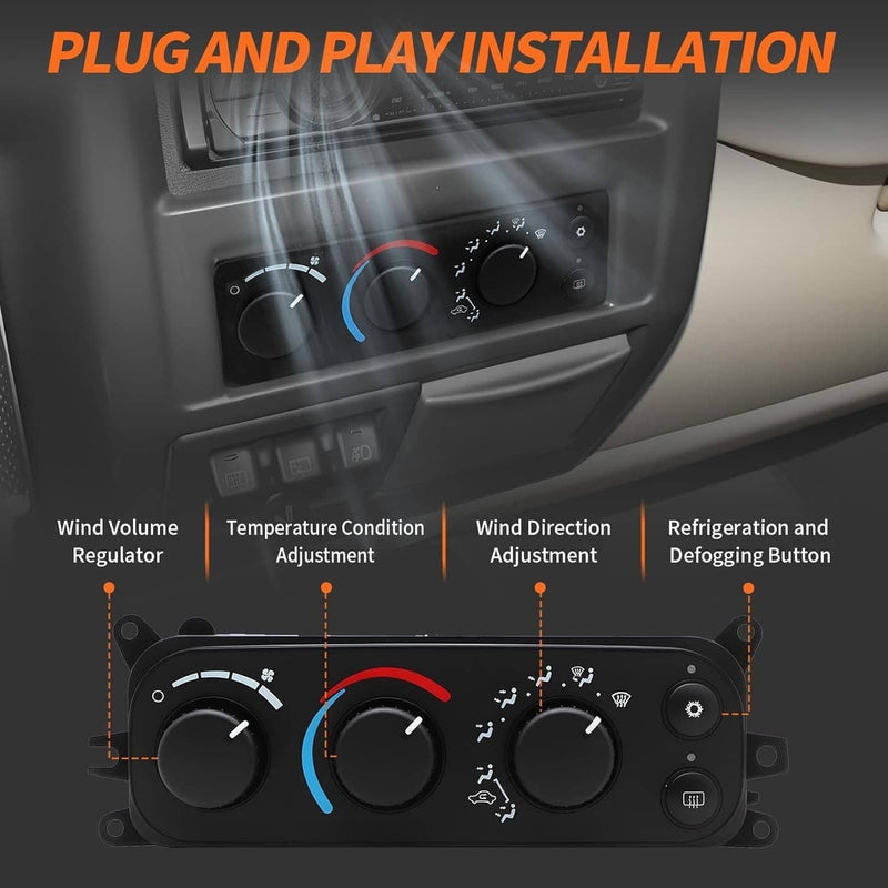 599-212 A/C Heater Climate Control Module for 2002-2005 Dodge Ram 1500 2500 3500