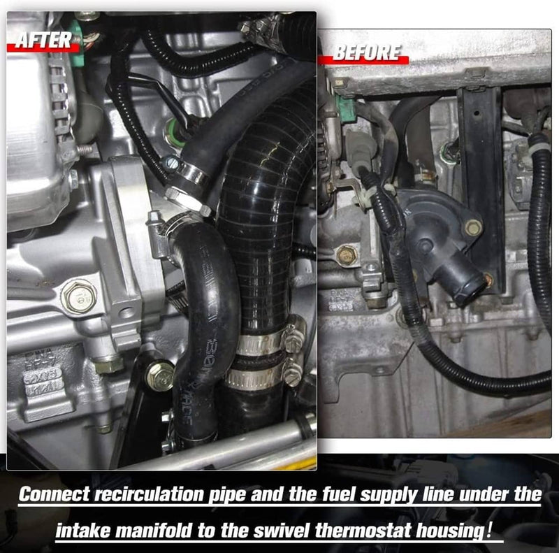 K-Series Radiator Hose Swivel Neck Thermostat Housing for Honda K20 K24