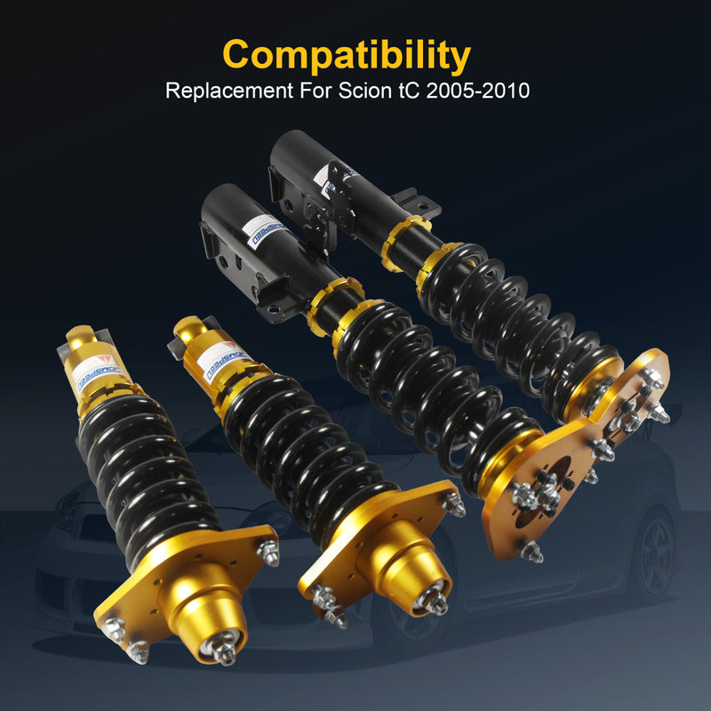 Full Coilover Struts Shocks Suspension Kit for Scion tC 2005-2010 Adj. Height