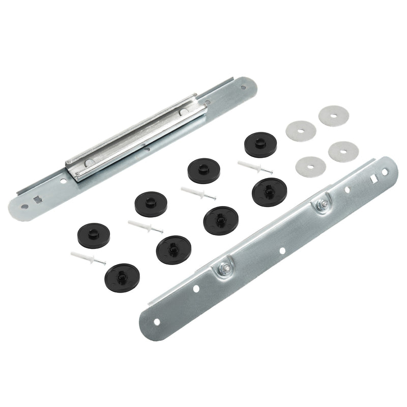 Tailgate Window Lift Channel Kit With Bushings Steel for Ford Bronco 1978-1996