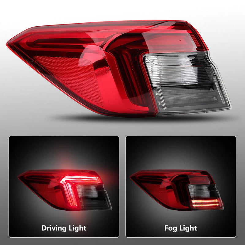 Rear Outer&Inner Left Side Tail Light Lamp For 2022-2024 Honda Civic Sedan Set
