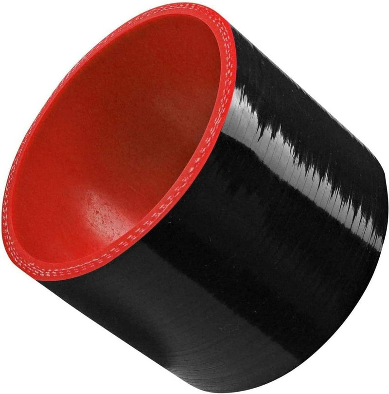 3" Polished Intercooler Piping Kit with U Pipe Black Silicone Coupler Clamp DIY