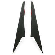 DURAFORCE Front Bumper Lip Side Skirts for Corvette C8 Z51 2020-2023 5VM Style Black