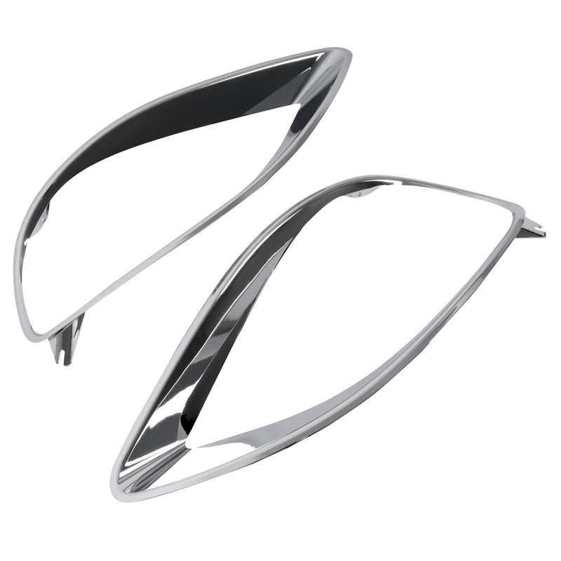Chrome Headlight Bezel Trim Left & Right for Freightliner Columbia 2001-2017