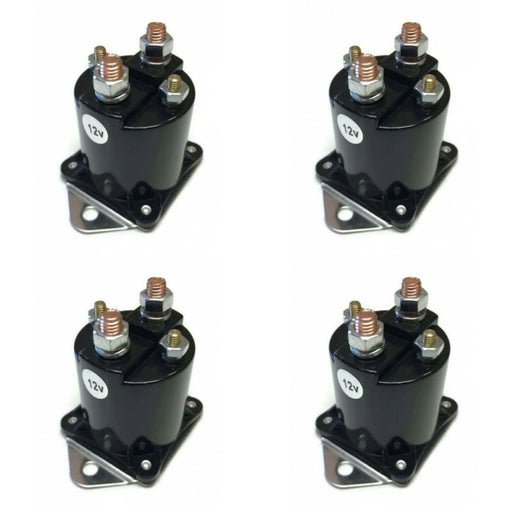 DURAFORCE 12 Volt Solenoid for Gas Golf Cart Kart Buggy 4 Terminal 4 Pack