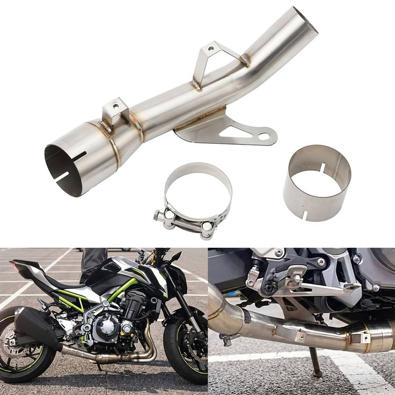 For Kawasaki Z900 2017-2025 Motorcycle Exhaust Mid Link Pipe Slip-On