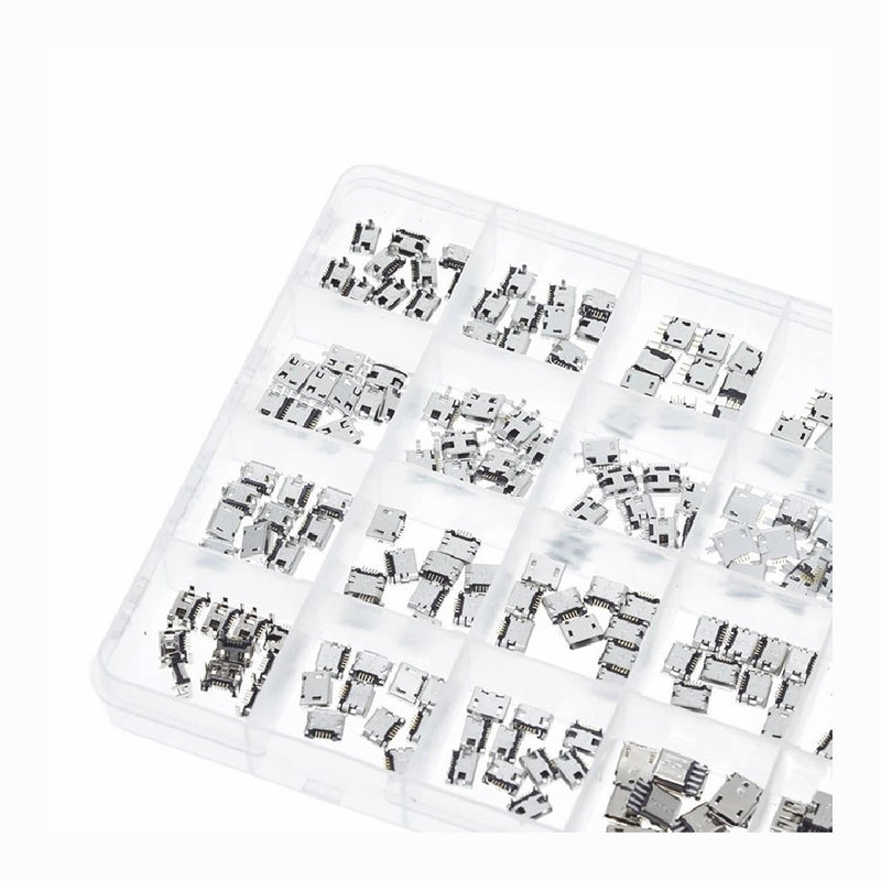USA 24 Models 5Pin Micro USB Socket Connector Port USB Connectors Replacement
