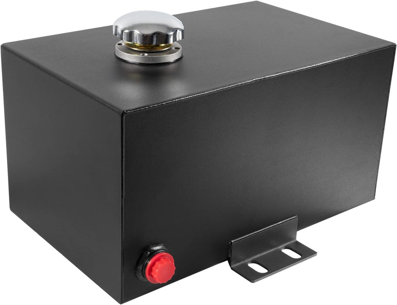 14 Gauge Steel Hydraulic Fluid Reservoir Tank with Breather Cap 5 Gallon