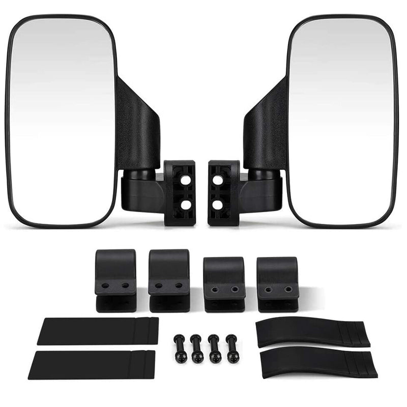 1.75"-2" Roll Bar Side Mirrors for Polaris Ranger RZR S XP Crew 570 800 900 1000