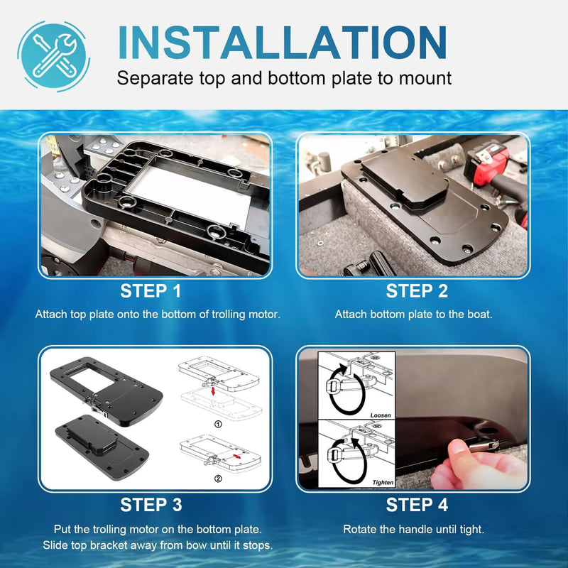 8M0092064 Xi Quick Release Mounting Bracket for MotorGuide Xi3 Xi5 Motors