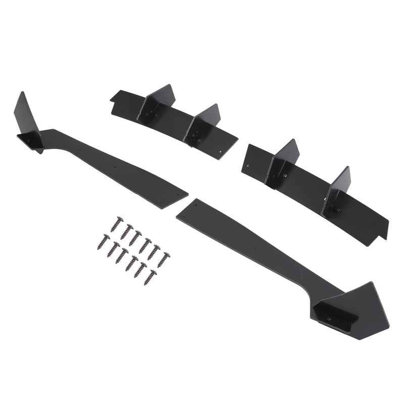 Rear Bumper Diffuser Rear Side Splitter PE for Ford Mustang 2018-2021 19 20