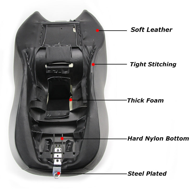 Rider Driver Passenger Seat 2Up for Harley Electra Glide Ultra Limited 2008-Up