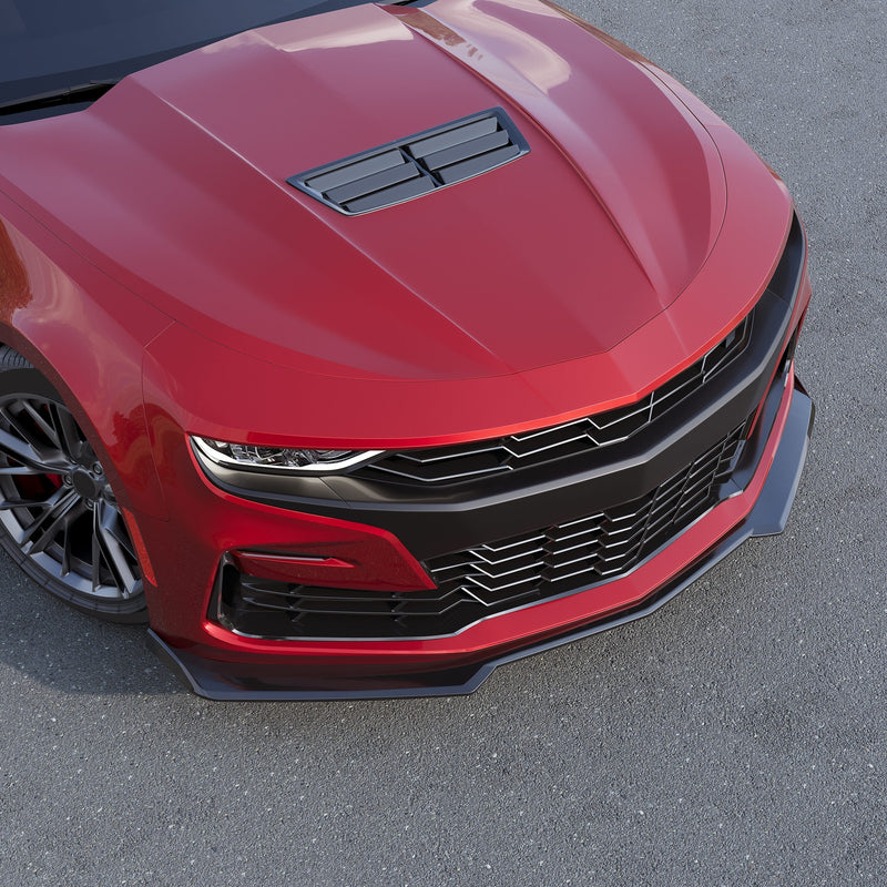 Front Bumper Lip Low Spoiler for Chevy Camaro SS V8 2016-2024 Gloss Black