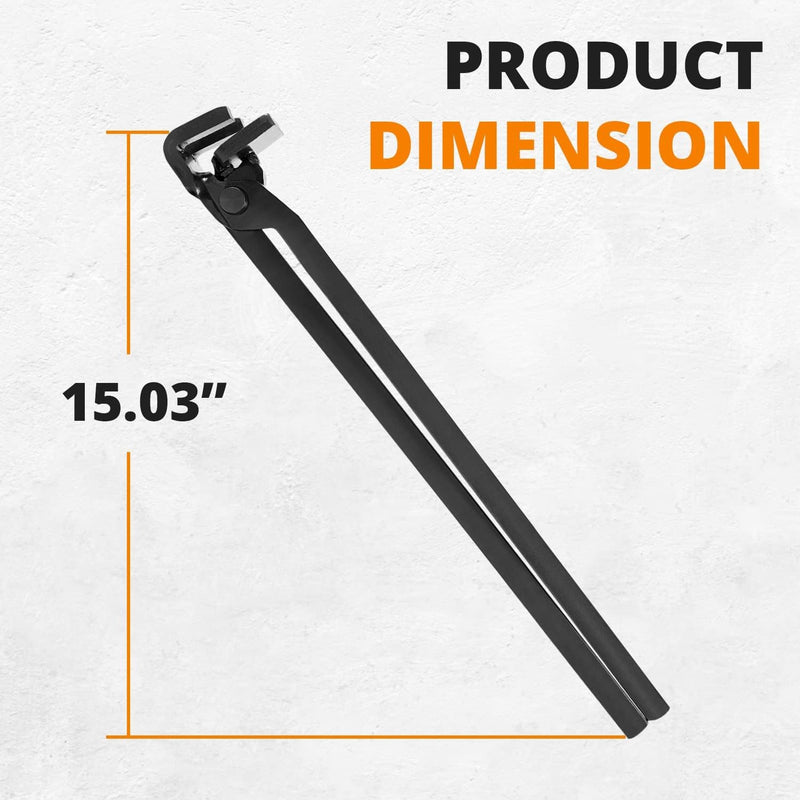 Blacksmith Railroad Spike Tongs for Holding RR Spike Head Tongs
