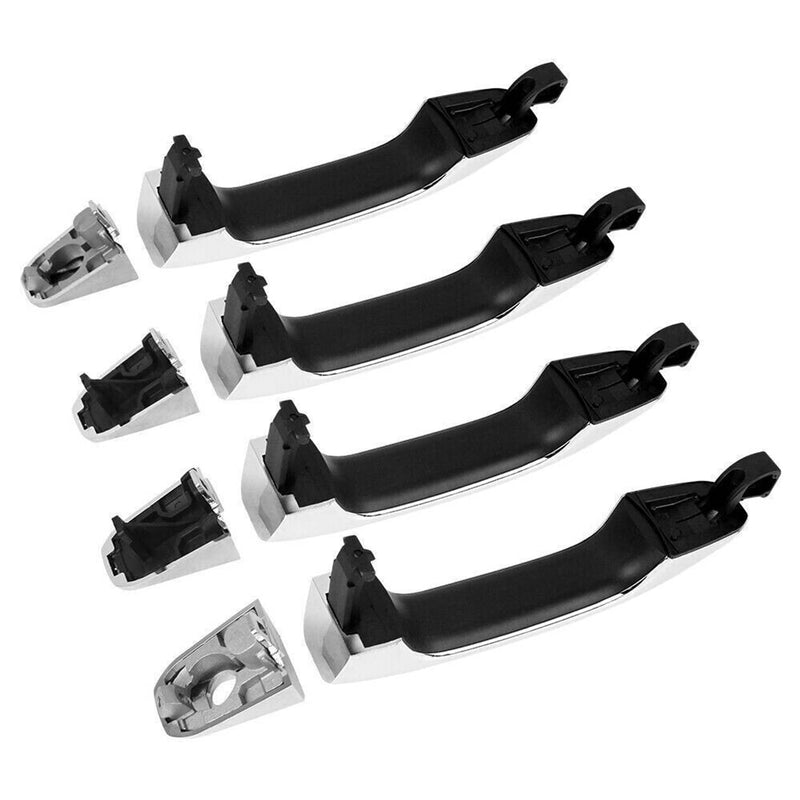 4Pcs Chrome Exterior Door Handle for Chevrolet Silverado 1500 2014-2017 22923598
