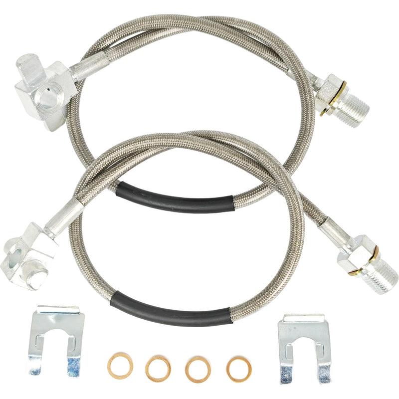 89340S Front Extended Brake Lines for Chevrolet C10 C20 K10 K20 1971-1987 2X
