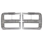 DURAFORCE Headlight Bezel Door Set for Chevrolet G10 G20 G30 1992-95 Driver Passenger Pair