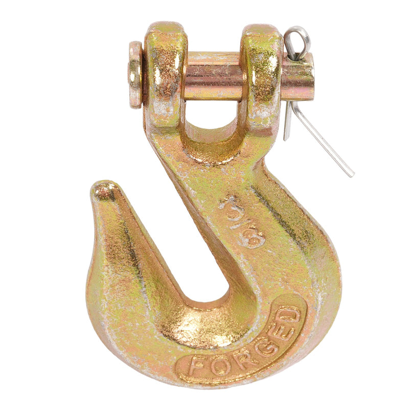 G70 3/8" Clevis Grab Hook Tow Chain Tie Down for Flatbed Truck Trailer 10 Pack