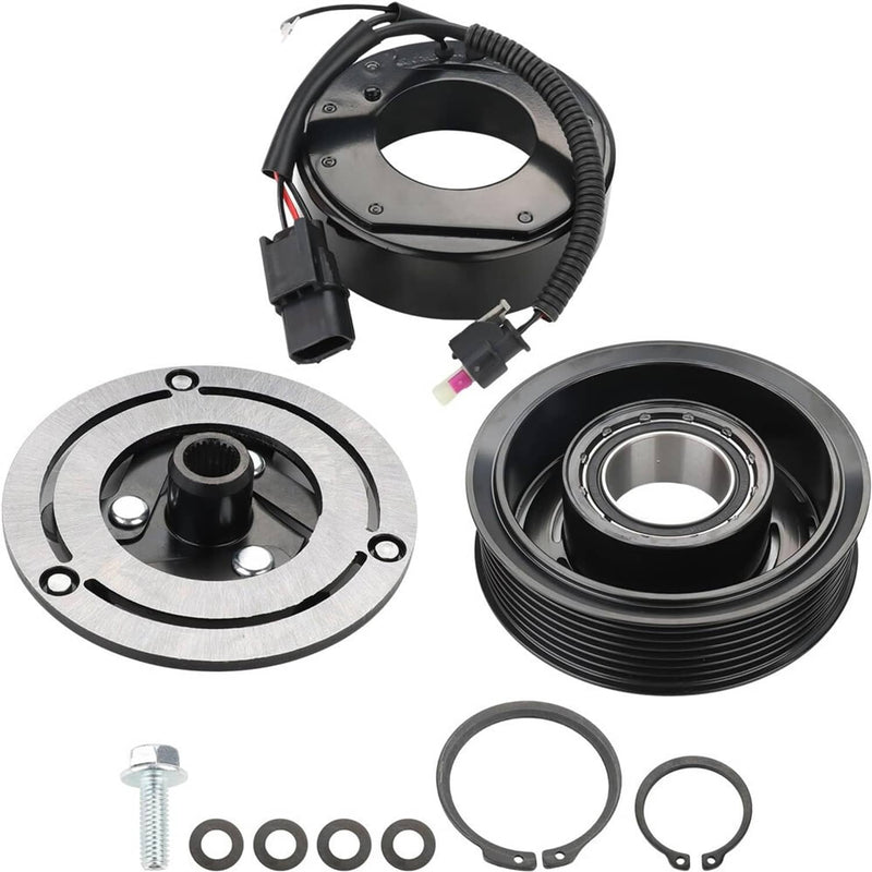AC Compressor Clutch 12V 7-Groove Kit for Honda Civic 2.0L L4