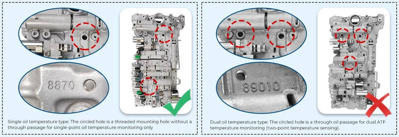 AB60E 8870 Transmission Valve Body with Solenoids for Toyota Tundra 2007-Up Cast