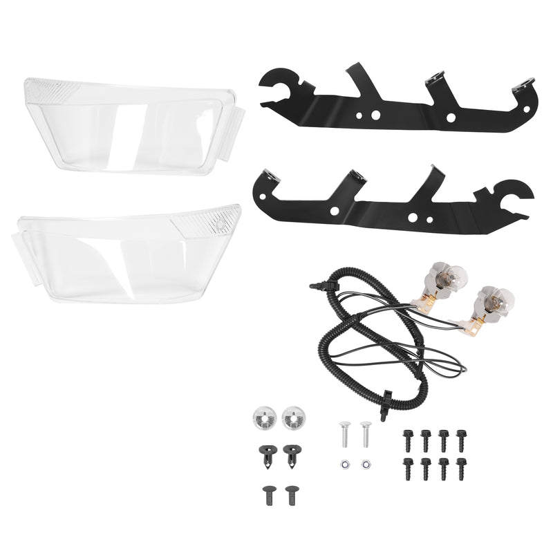 Plastic ABS Grille with Headlight for John Deere X300R X310 X320 X350 X370
