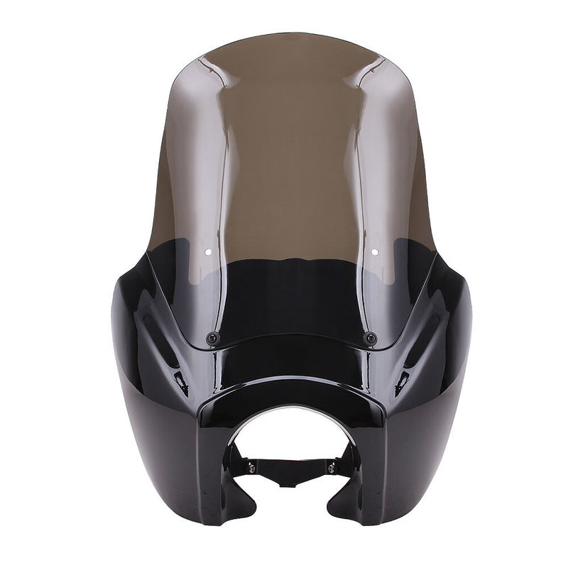 Front Fairing w/ 15'' Windshield Windscreen for Harley Dyna Wide Glide 2006-17