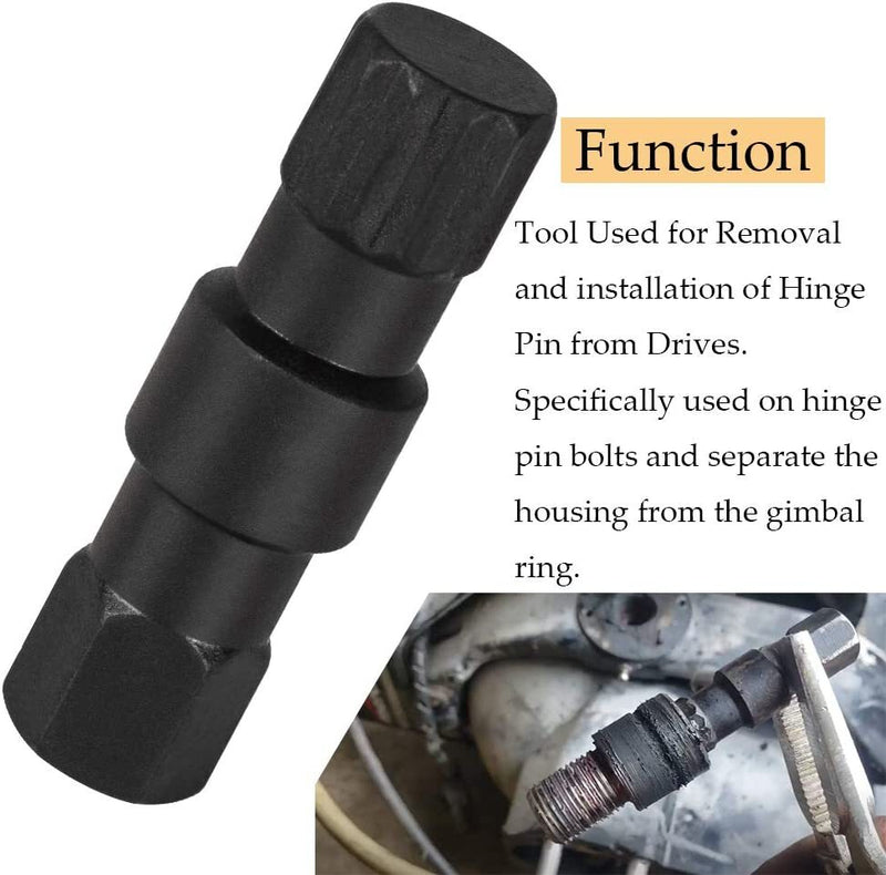 Shift Cable Tool Socket & Hinge Pin Tool for Mercruiser Alpha One Gen I & II