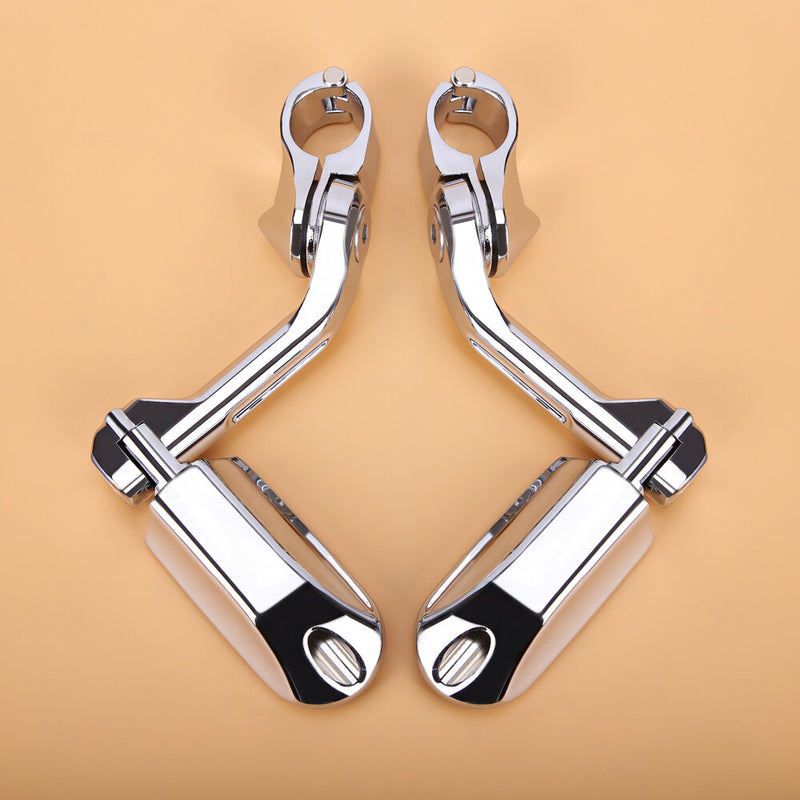Motorcycle Highway Foot Pegs Pedal Rest 1-1/4" Crash Bar for Harley Sportster