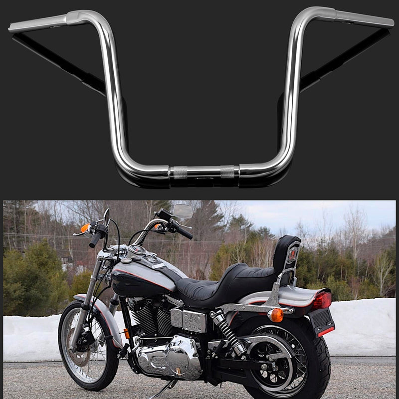 14 Inch Rise Ape Hanger Handlebar Fat 1-1/4 Inch for Harley Sportster Softail Ro