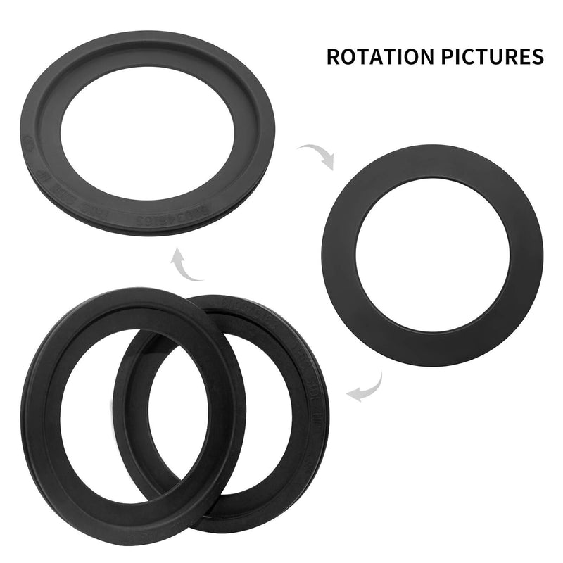 Toilet Flush Ball Seal 385311658 for Dometic 300 310 320 RV 2Pcs