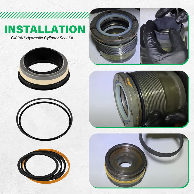 G109417 Hydraulic Cylinder Seal Kit for Case Rod 1.75" Bore 3.25" Equipment
