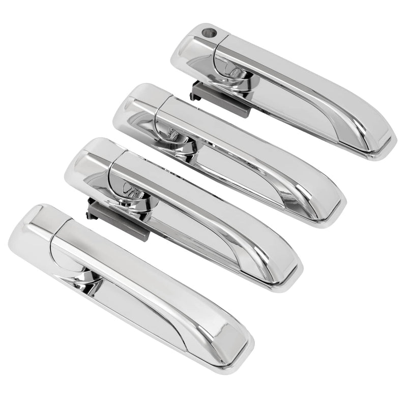 DURAFORCE Chrome Door Handle for Dodge Ram 1500 2009-24 2500 11-24 Front Rear