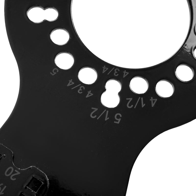 5-Lug Pattern Wheel Fitment Simulator for 14-22 Inch Tire Size Mockup