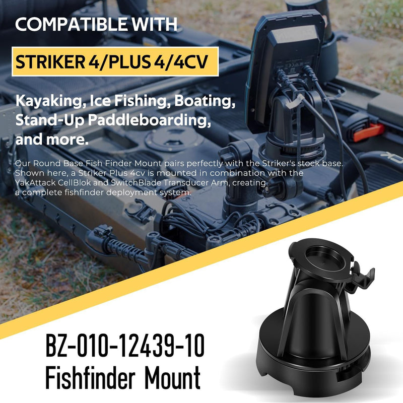 010-12439-10 Tilt/Swivel Mount Replacement for Garmin Striker 4 Plus 4 4Cv Black