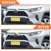 DURAFORCE ZZ2V00966 4PCS LED Amber Grill Marker Light Kit for 2019-2022 for Toyota RAV4