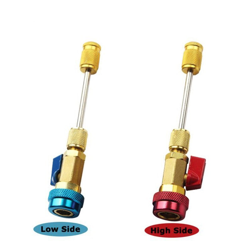 HVAC AC R134A R12 Valve Core High Low Pressure Quick Remover Install Tool Set