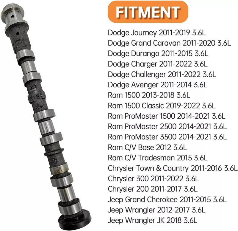 Left Side Intake Exhaust Camshaft for Dodge Charger Chrysler Jeep 3.6L