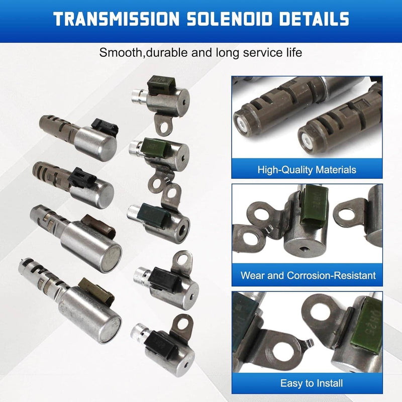 Transmission Solenoid Kit for Toyota Lexus A761E A960E AB60F AB60E 2005-21