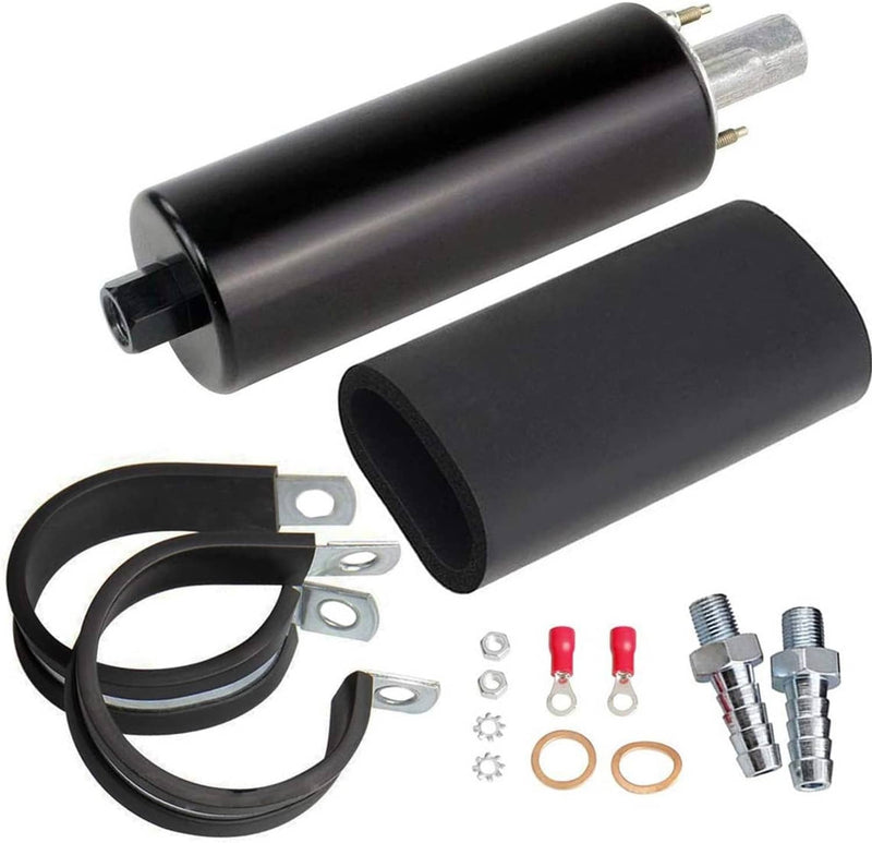 GSL392 255LPH External Inline Fuel Pump 12V High Flow Pressure Universal Set