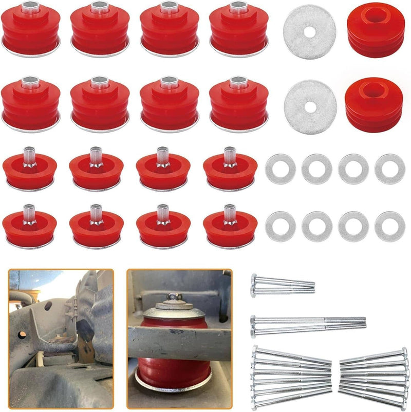 KF04058BK Body Cab Mount Bushings Kit for 1999-07 Ford F250 F350 Super Duty
