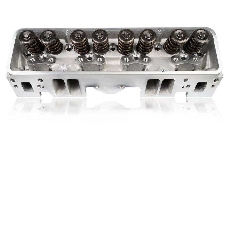 Aluminum Cylinder Heads 190cc 64cc 2.02 1.60 for SBC Chevy 350 Pair