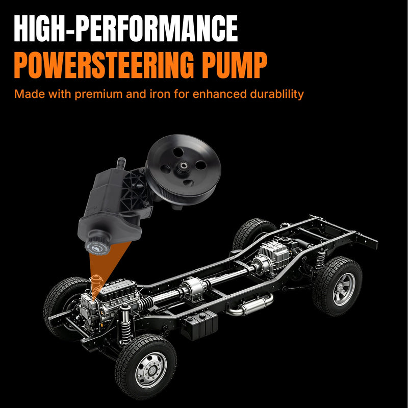 20-70268 Power Steering Pump with Pulley for Ram 2500 3500 5.7L 5.9L 6.7L