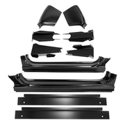 DURAFORCE Rocker Panel Cab Corner Support Mount Floor Pan for Chevy for GMC C/K K10 12PC
