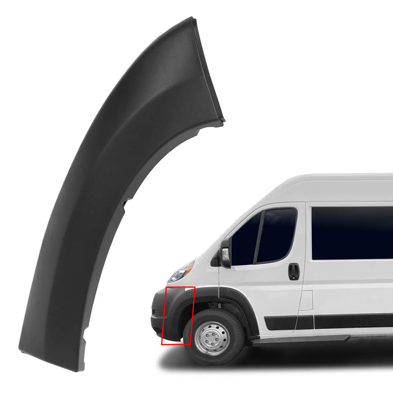 Front Left Bumper Molding Trim Fender Flare for Ram ProMaster 2019-2022