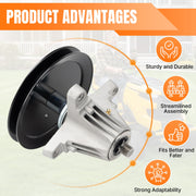 DURAFORCE 918-06977A Spindle Assembly for MTD 618-06977 285-700 46 Inch Deck 2 Pack