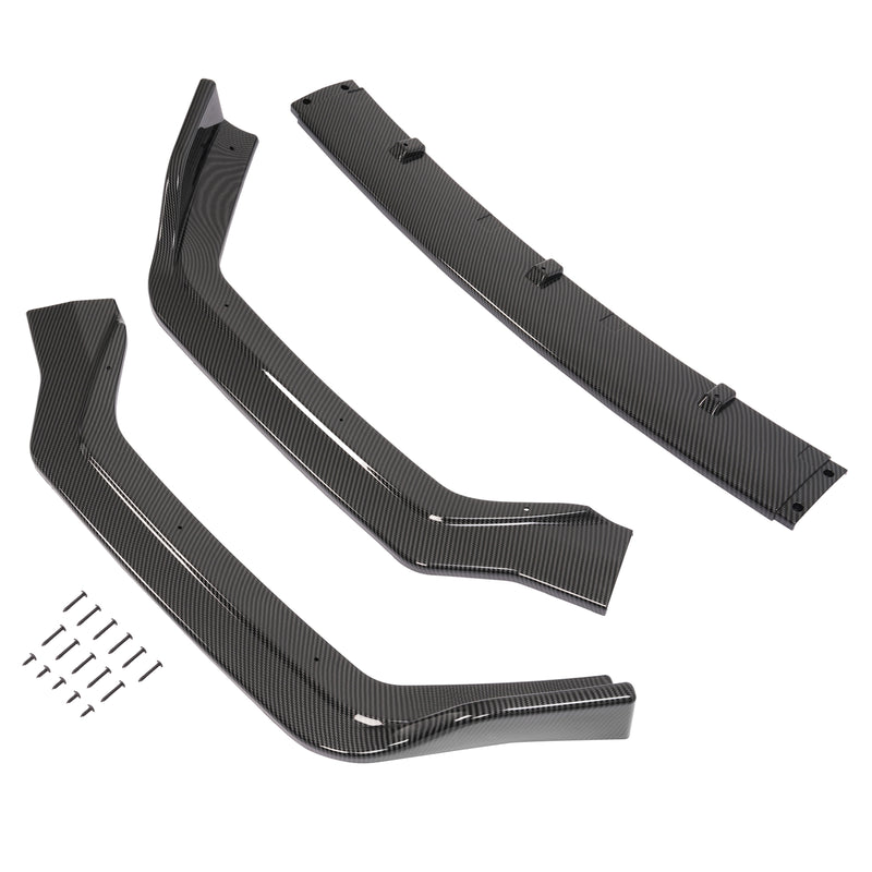 Carbon Fiber Front Bumper Lip Spoiler Splitter for Infiniti Q50 Sport 2018-2023
