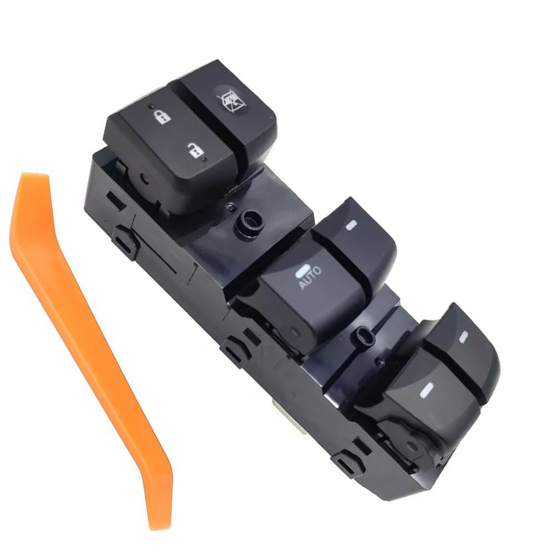 Left Driver Master Door Window Switch Black for Hyundai Elantra 2014-2016