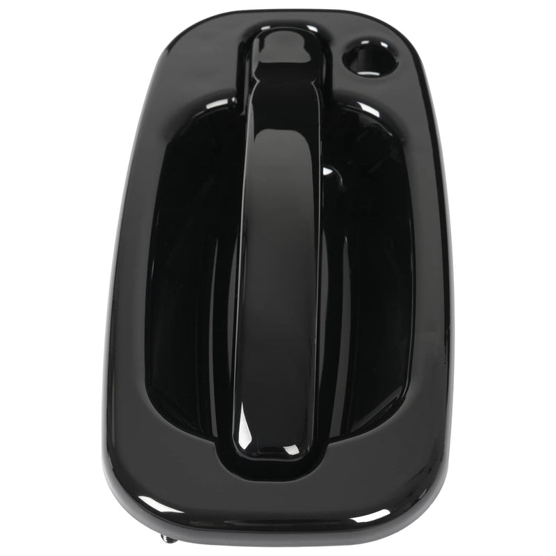 DURAFORCE Door Handle Set for Chevy Silverado 1500 1999-2006 Smooth Black Front Outer 2PCS