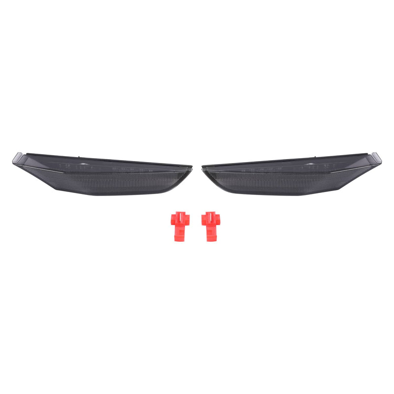 DURAFORCE LED Side Marker Lights Left Right Smoke for Infiniti G35 Sedan 2001-2006 2PCS